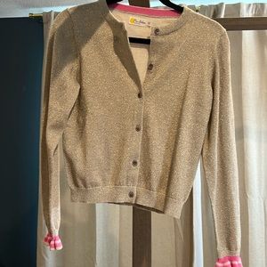 Mini Boden girls button down sweater size 11-12 year